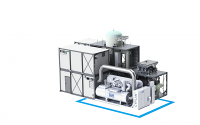 Gene­ra­ting elec­tric power via Dürr’s Cyplan® ORC module in a highly effi­cient manner